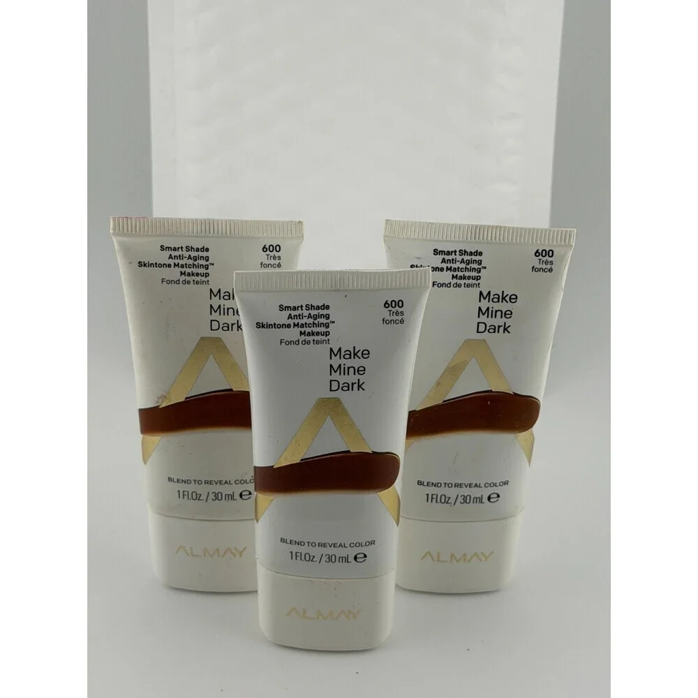 Almay Smart Shade Anti-Aging Skintone Matching Make Mine Dark 600 - Lot of 3